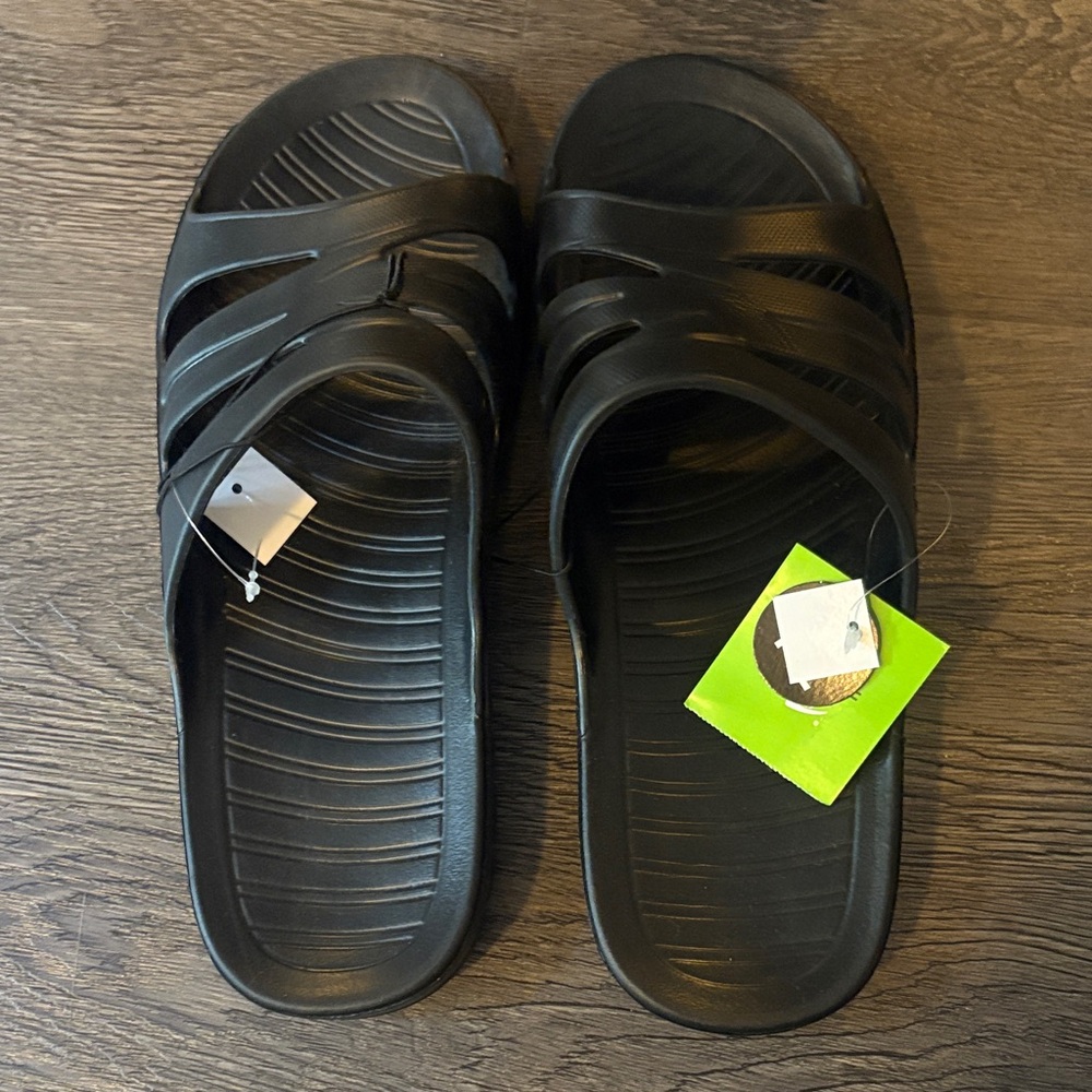 Athletic Works Black Men's Sandals